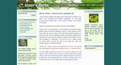 Desktop Screenshot of ginnysherbs.com